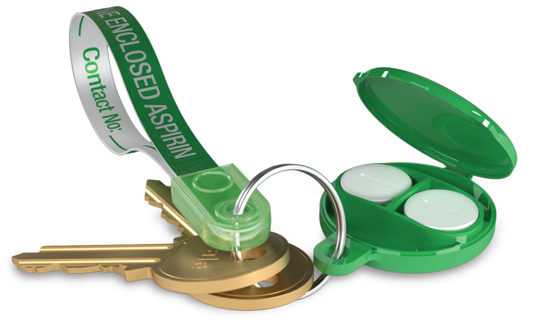 Immediate Aspirin on a Keyring! – CPR Counts